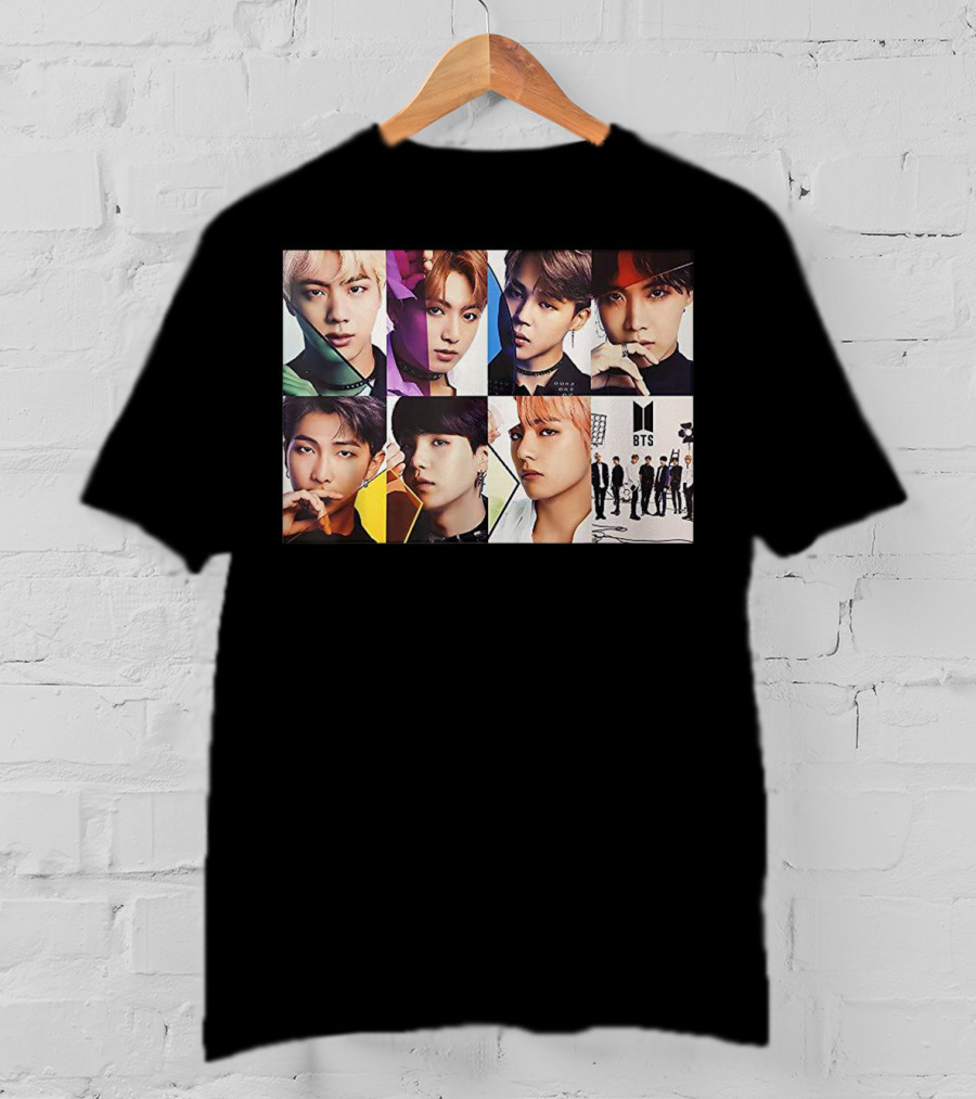 BTS Members Collage K Pop Fans T-Shirt