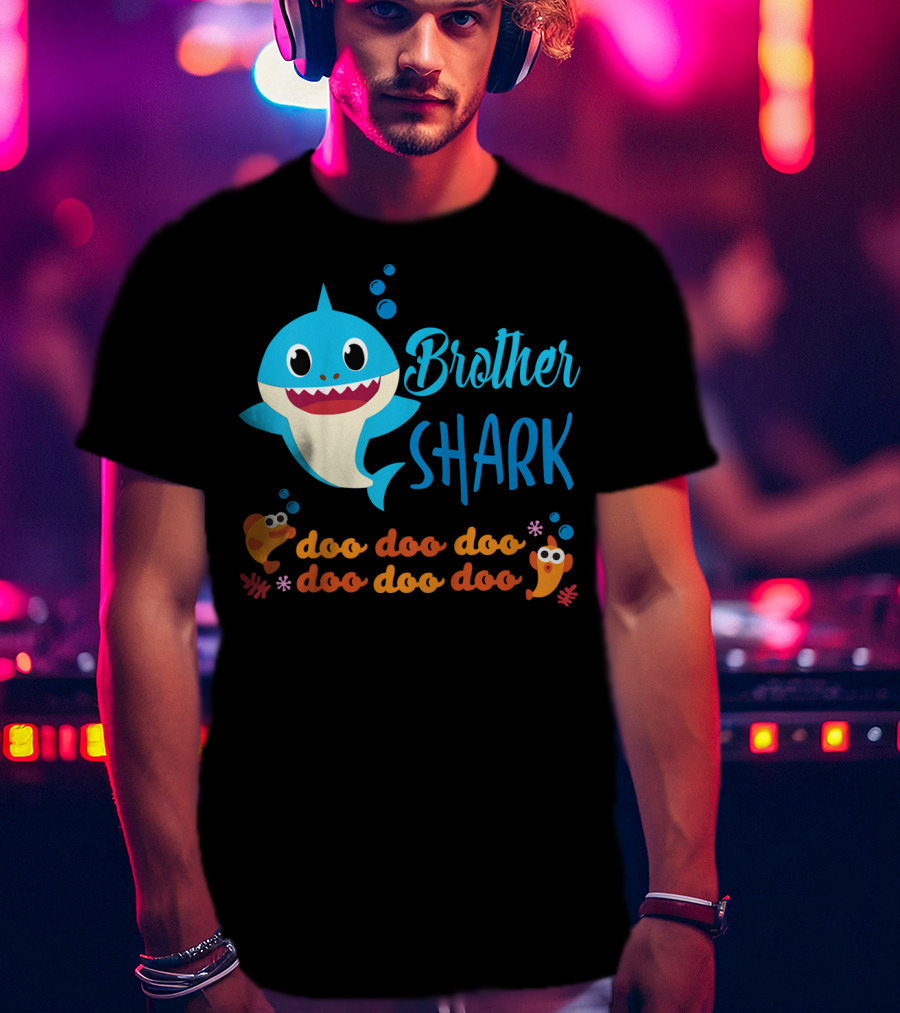 Brother Shark Doo Doo Doo Kids Baby Shark T-Shirt