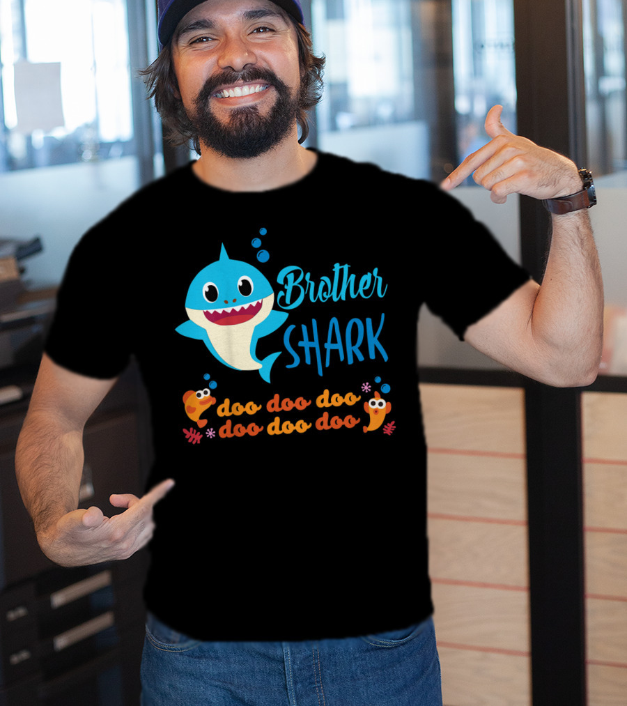 Brother Shark Doo Doo Doo Kids Baby Shark T-Shirt