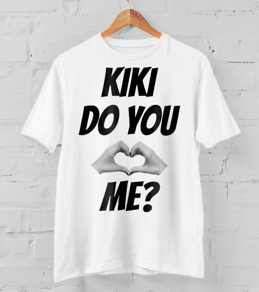 KIKI Do You Love Me Hands Heart Shape T-Shirt