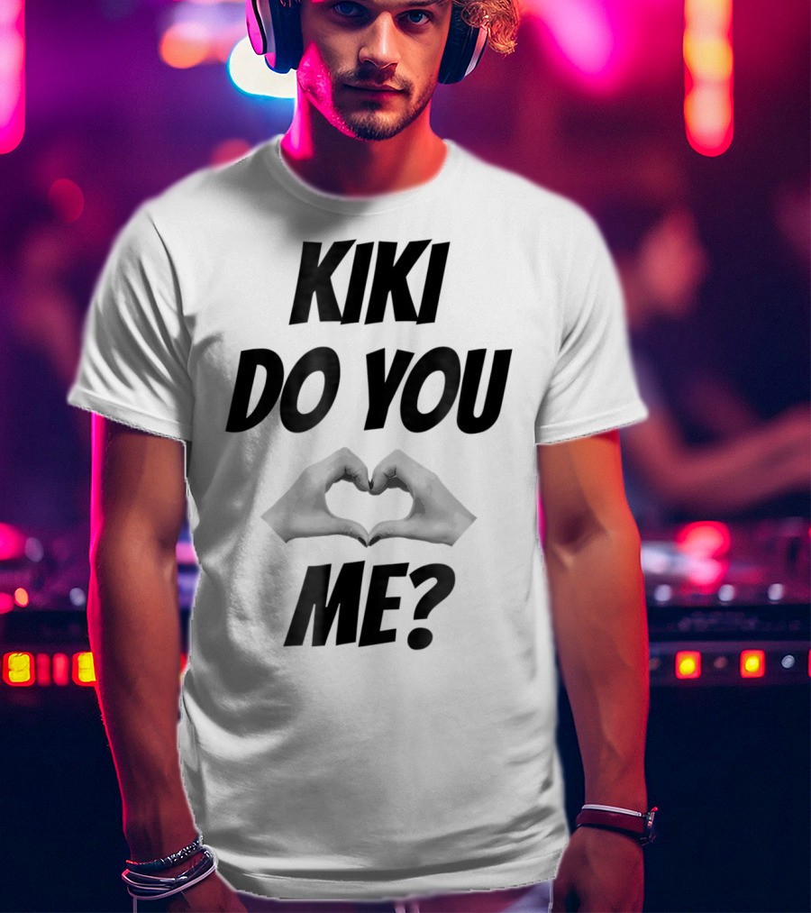 KIKI Do You Love Me Hands Heart Shape T-Shirt
