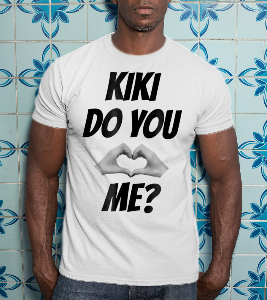 KIKI Do You Love Me Hands Heart Shape T-Shirt