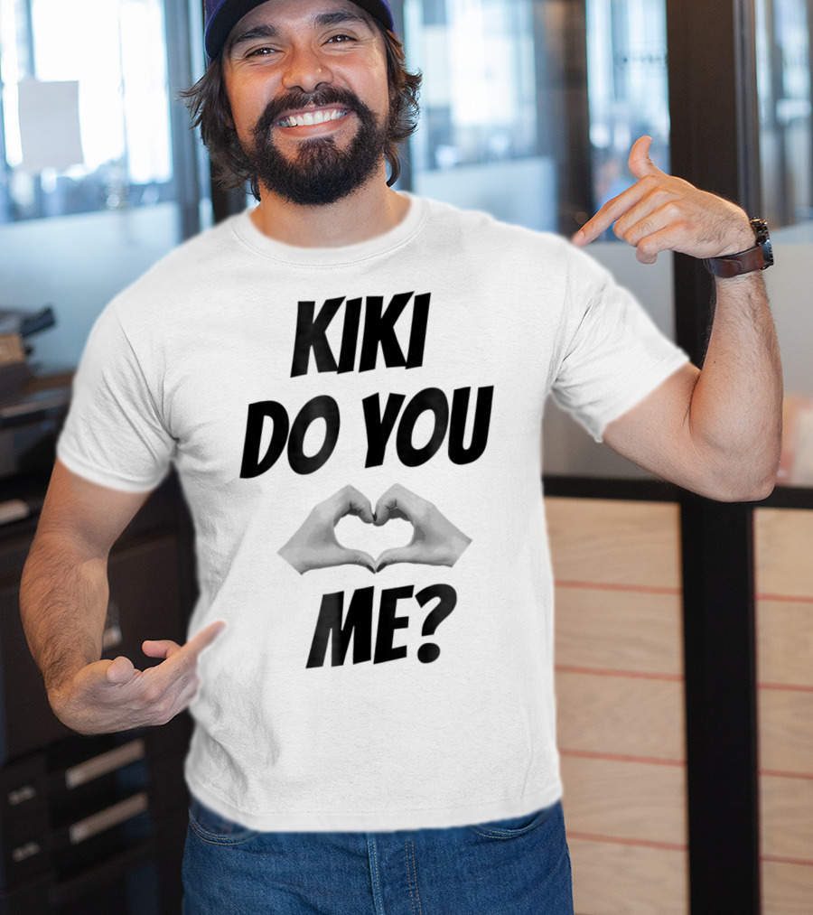 KIKI Do You Love Me Hands Heart Shape T-Shirt