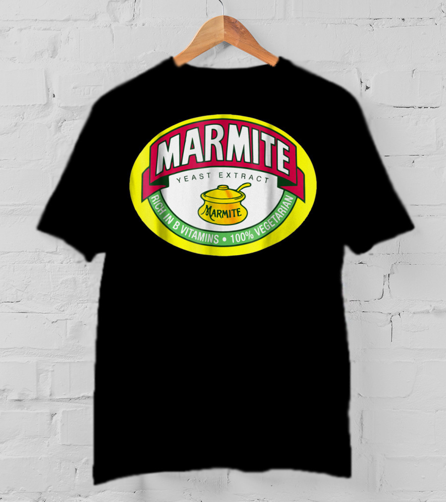 Marmite Yeast Extract Rich In B Vitamins 100% Vegetarian T-Shirt