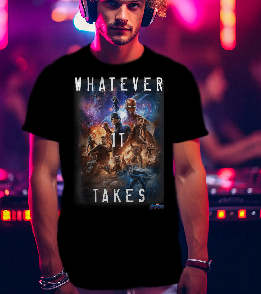 Marvel Avengers Endgame Movie Whatever It Takes T-Shirt