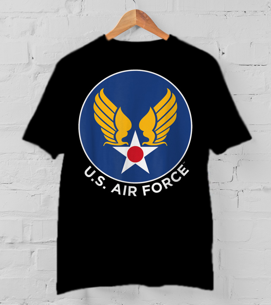 Captain Marvel US Air Force Logo Badge Marvel Official Merchandise T-Shirt