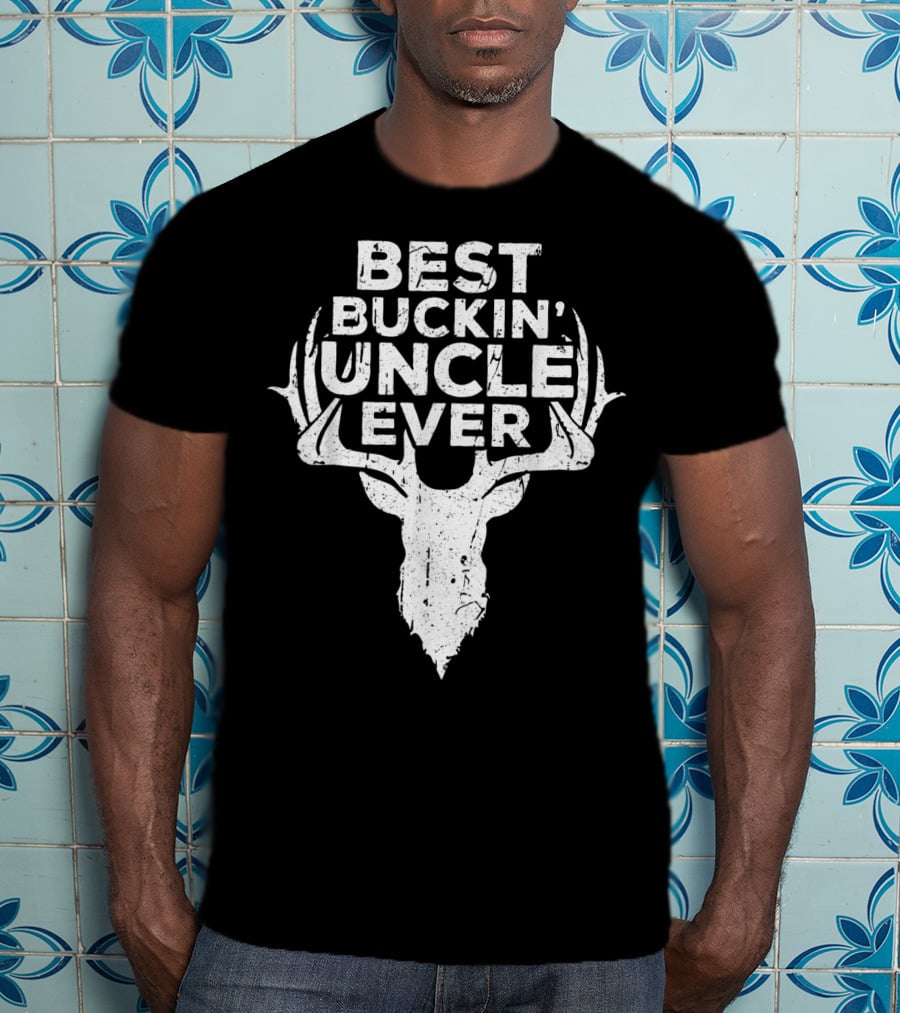 Best Buckin' Uncle Ever Deer Hunters Mens T-Shirt