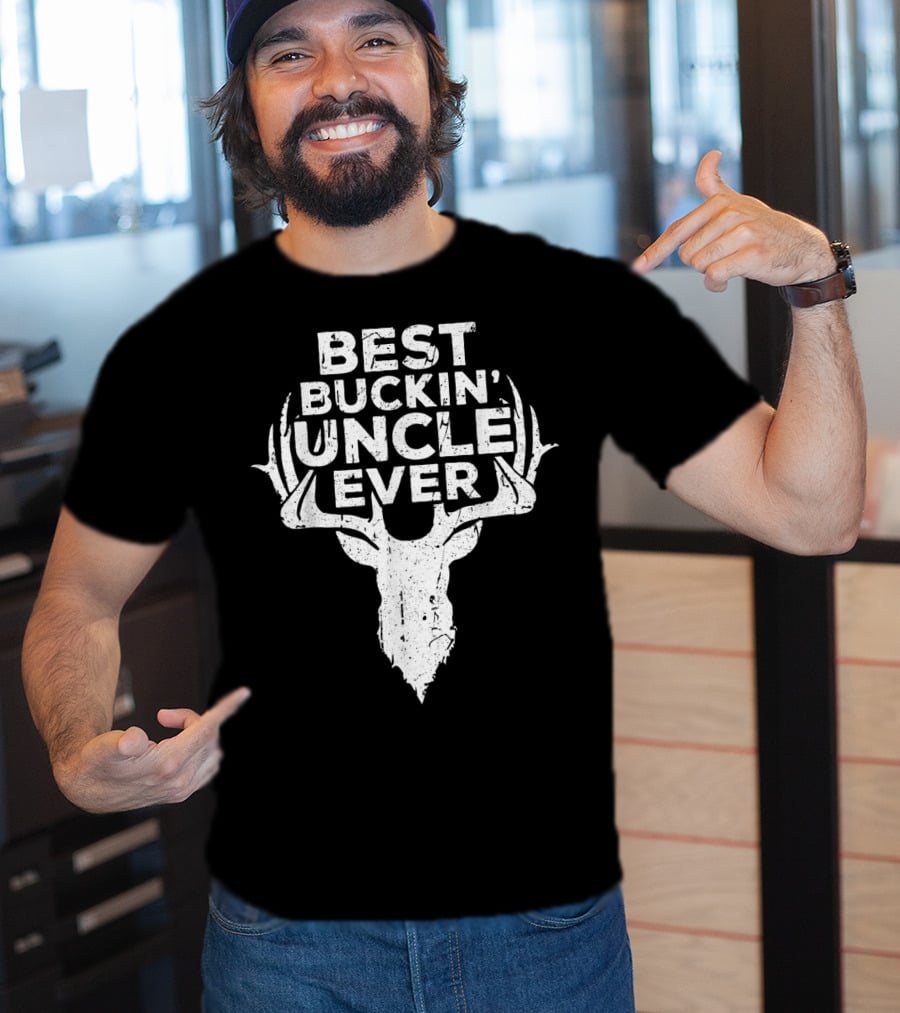 Best Buckin' Uncle Ever Deer Hunters Mens T-Shirt