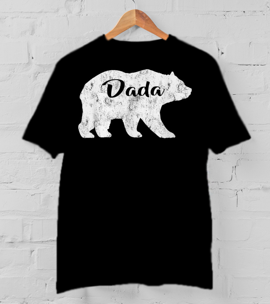 Dada Bear Mens Awesome Camping Gramps T-Shirt