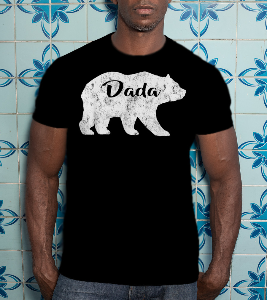 Dada Bear Mens Awesome Camping Gramps T-Shirt