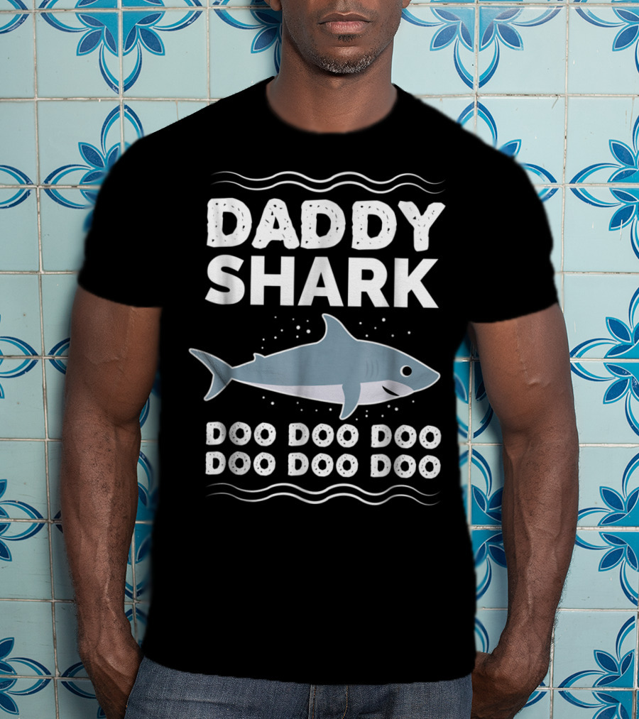 Daddy Shark Doo Doo Doo Mens Matching Fam T-Shirt