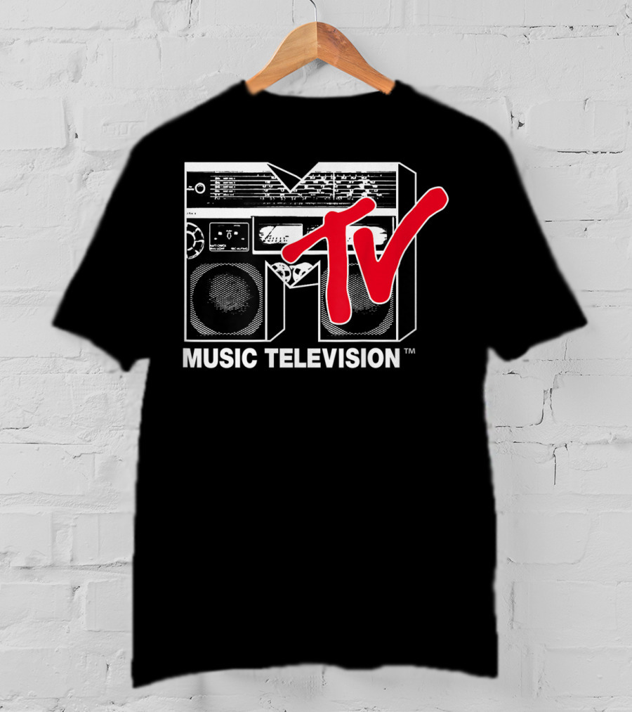 MTV Music Television Red Boombox T-Shirt