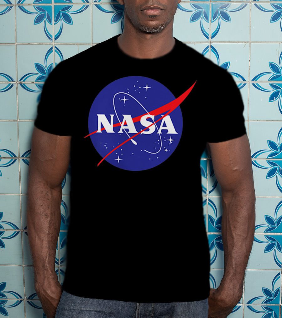 NASA Insignia Meatball Logo Blue And Red T-Shirt