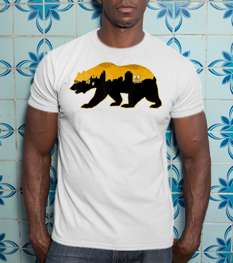 New England Bear Skyline Fear Beware Of Boston T-Shirt