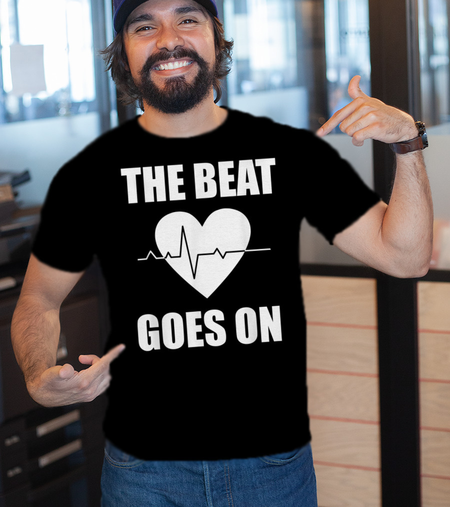 The Beat Goes On Open Heart Surgery Funny Survivor Post Rec T-Shirt
