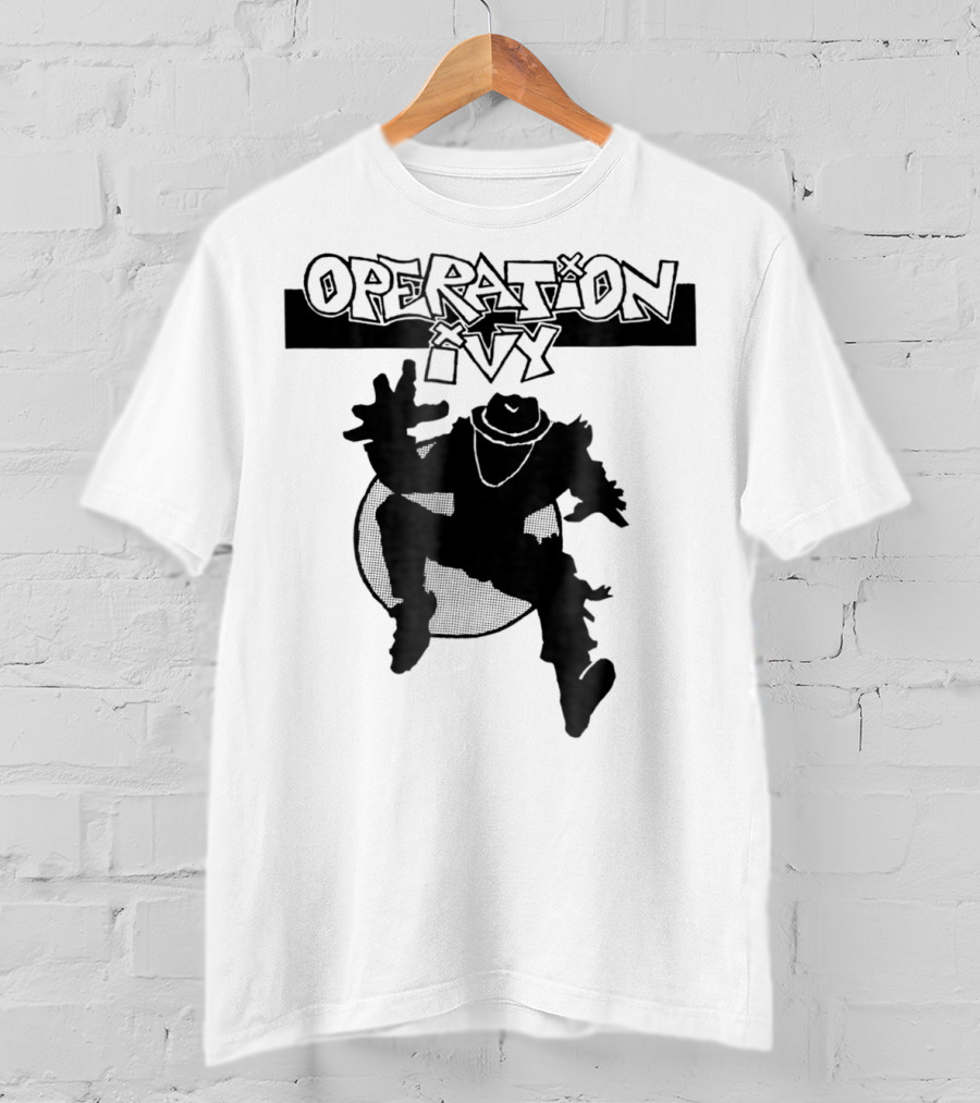 Operation Ivy Ska Man Logo Merch T-Shirt