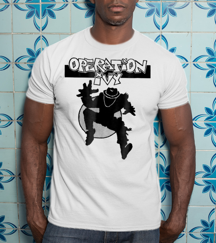 Operation Ivy Ska Man Logo Merch T-Shirt