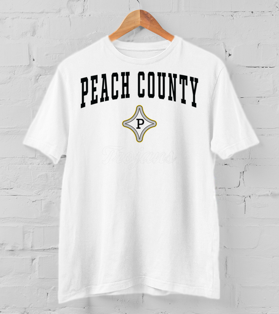 Peach County Trojans P Emblem T-Shirt