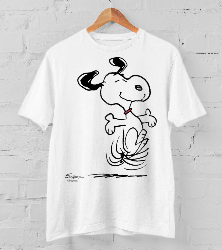 Snoopy Dancing Dog Peanuts Classic By Schulz T-Shirt