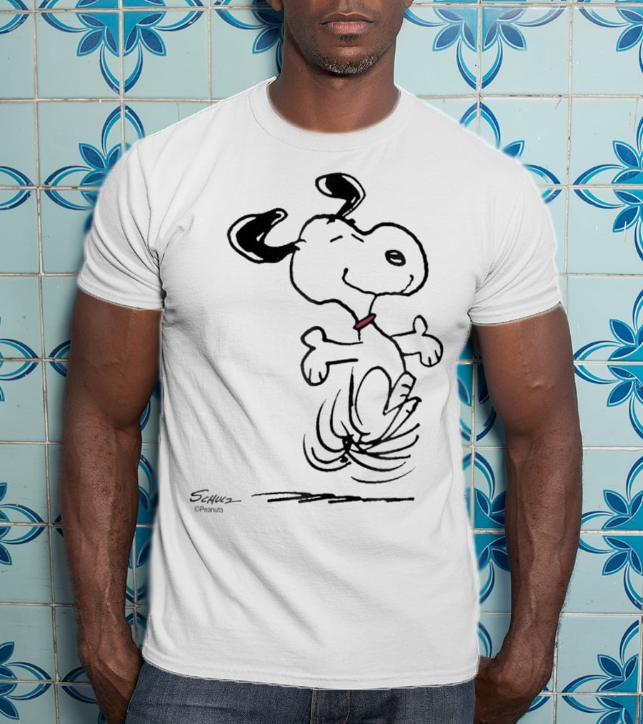 Snoopy Dancing Dog Peanuts Classic By Schulz T-Shirt