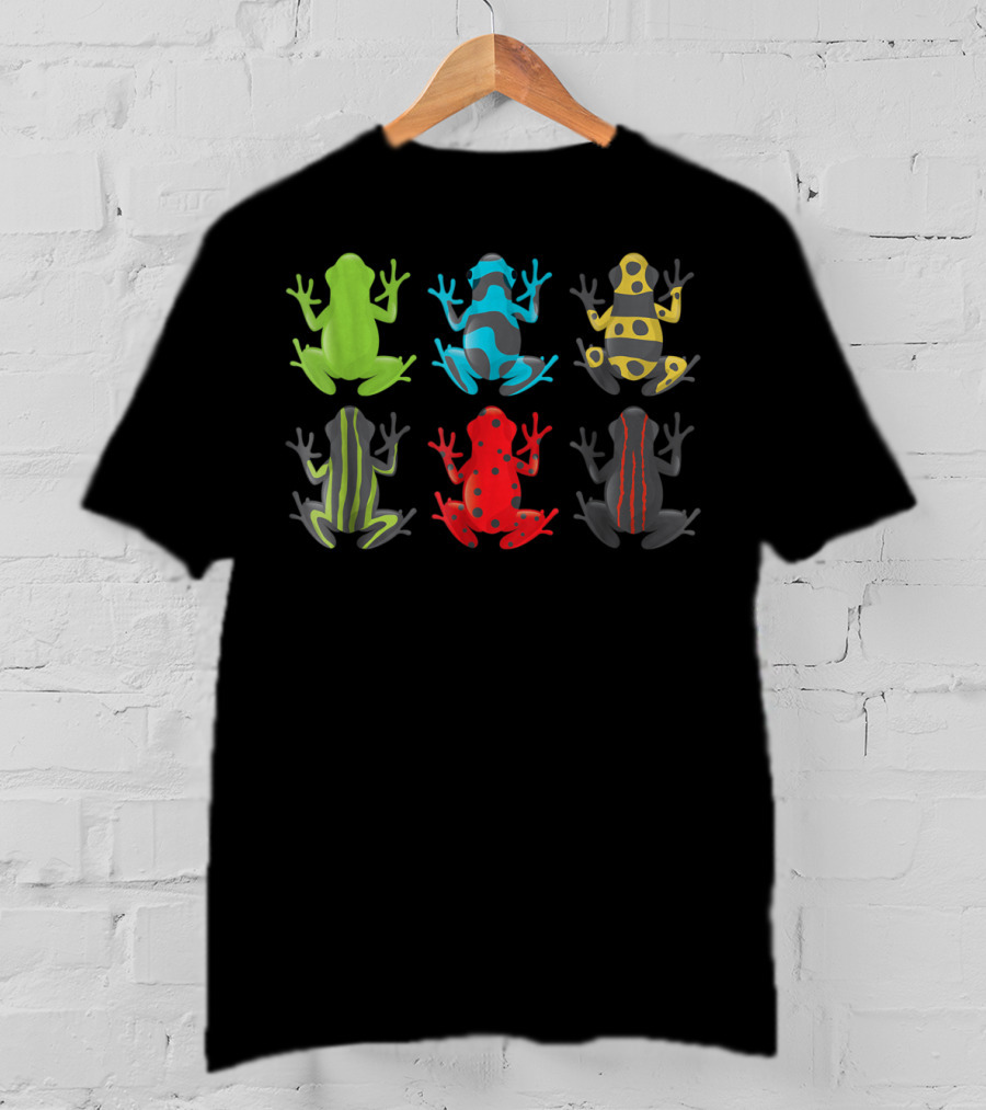Poison Dart Frog Colorful T-Shirt