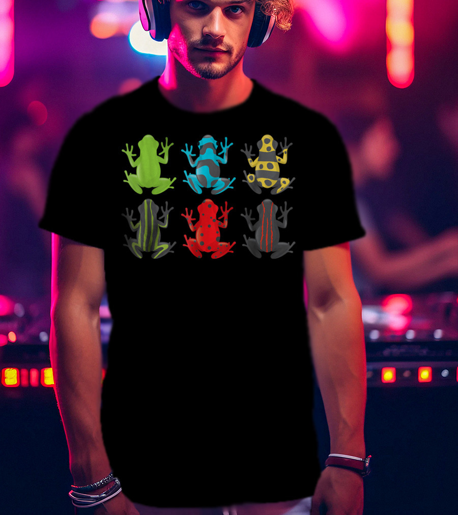 Poison Dart Frog Colorful T-Shirt