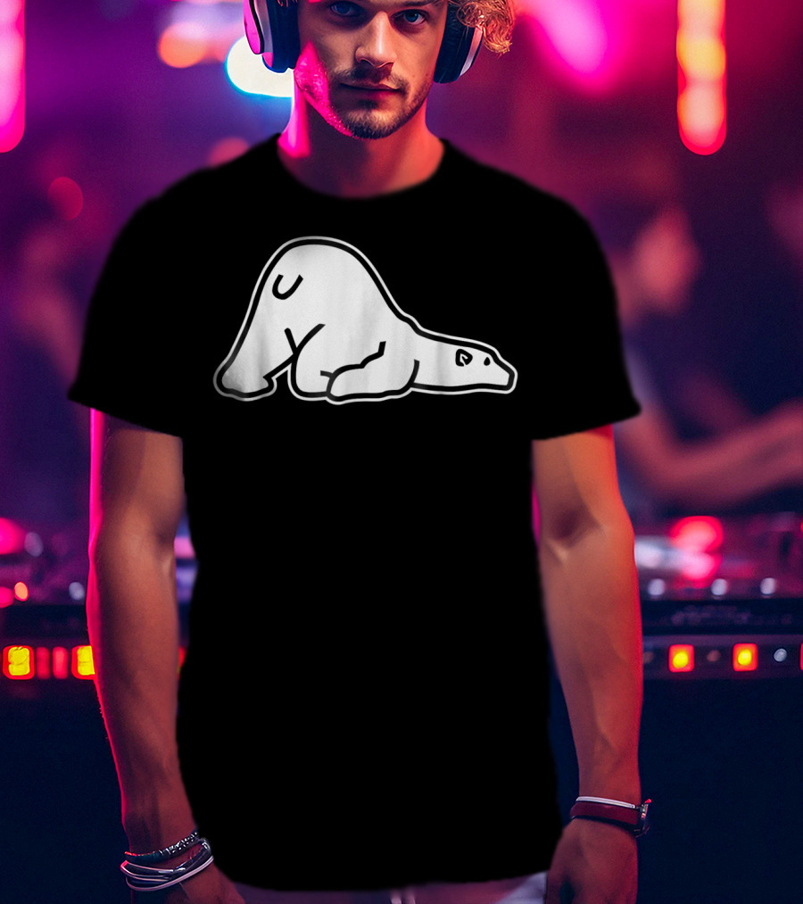 Polar Bear In Relaxed Pose T-Shirt