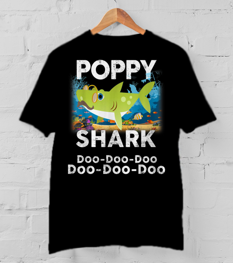 Poppy Shark Doo Doo Doo Underwater Adventure T-Shirt