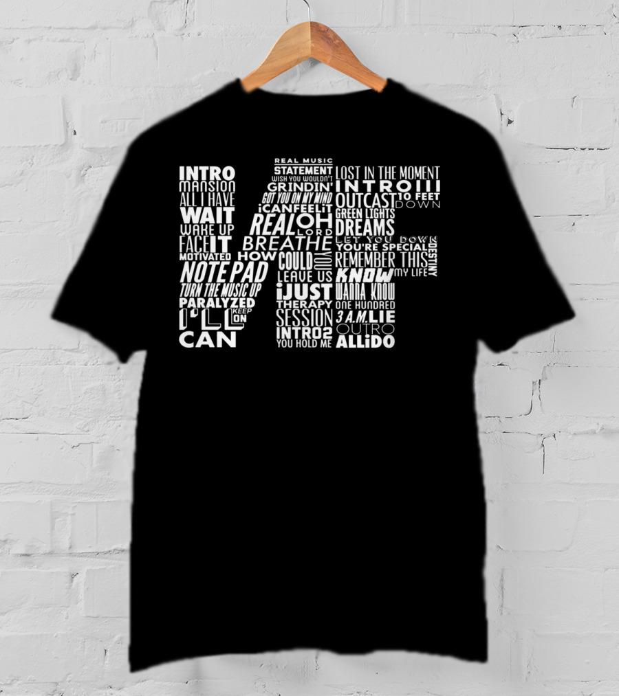 Real Music Grindin' Green Lights Wake Up 3 A.M. Mansion Therapy Session Breathe NF T-Shirt