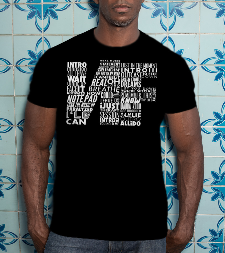Real Music Grindin' Green Lights Wake Up 3 A.M. Mansion Therapy Session Breathe NF T-Shirt
