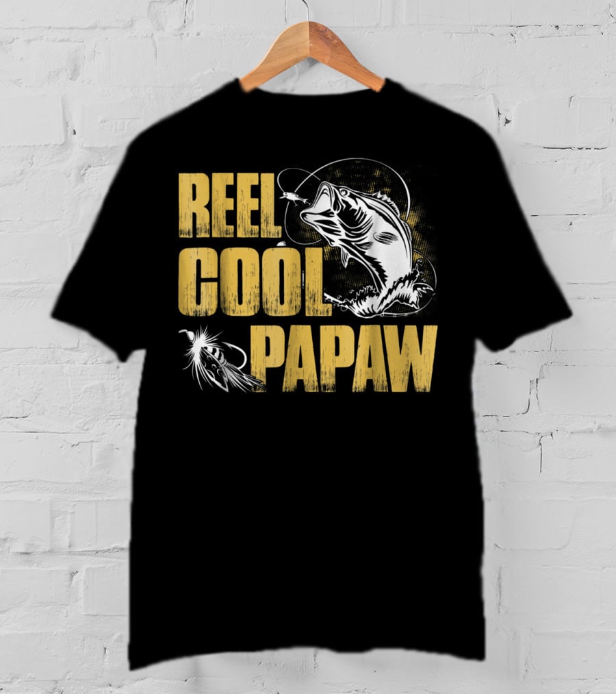 Reel Cool Papaw Fishing Bass Jumping Lure T-Shirt