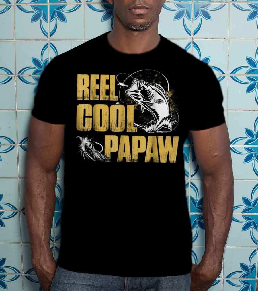 Reel Cool Papaw Fishing Bass Jumping Lure T-Shirt