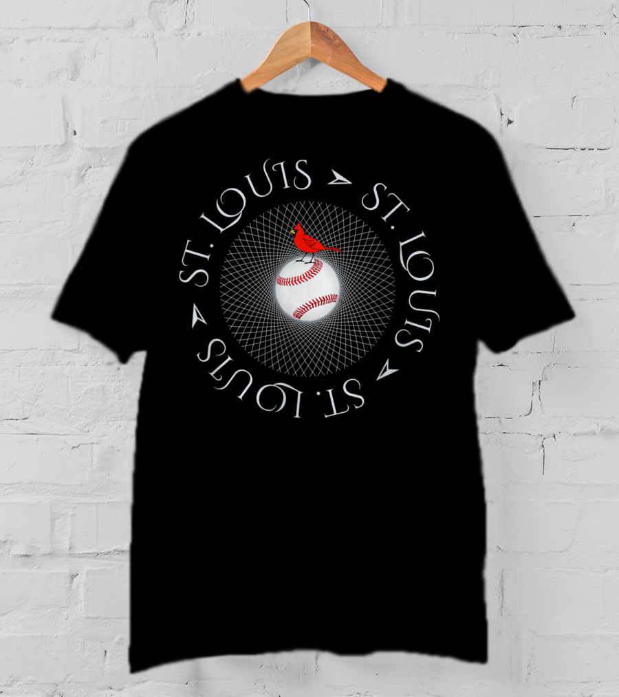 St. Louis Cardinal Baseball Circle Emblem T-Shirt