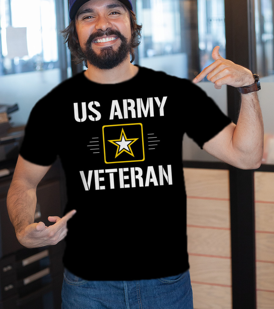 US Army Veteran Star Emblem T-Shirt