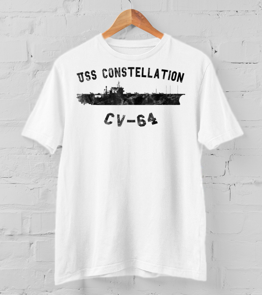 USS Constellation CV-64 Carrier Ship T-Shirt