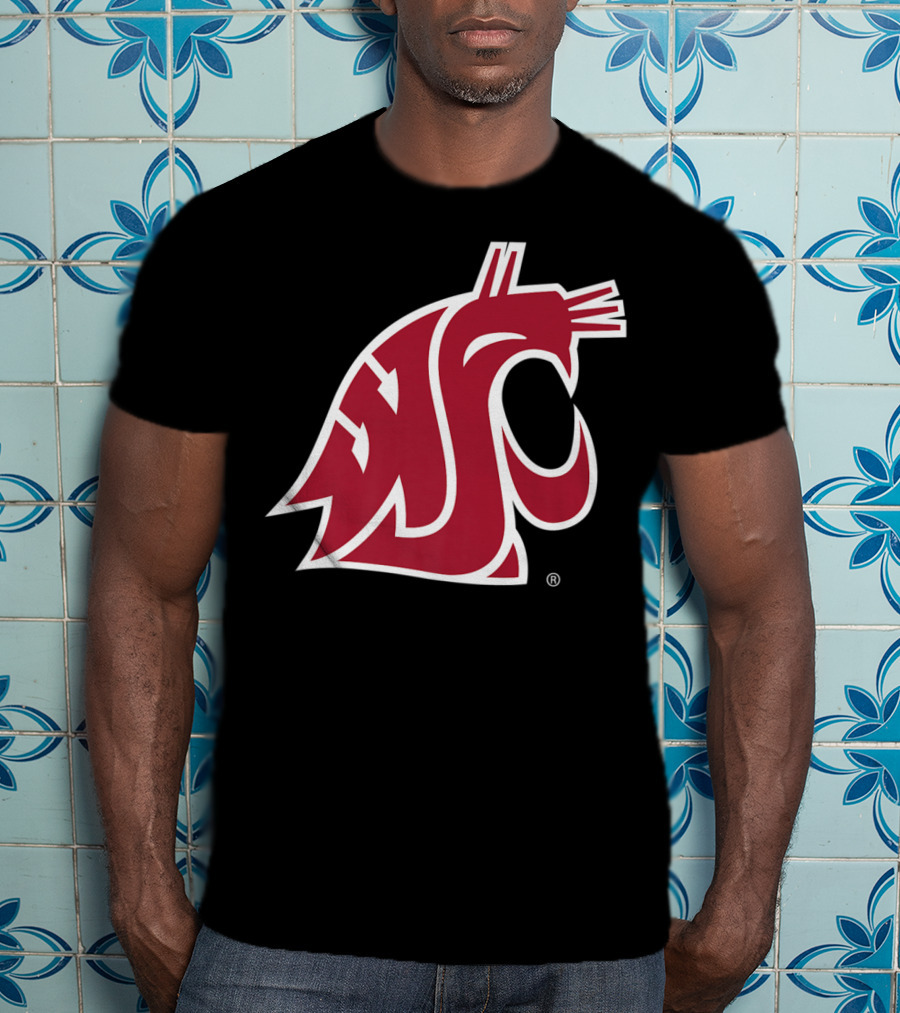 Washington State Cougars NCAA Logo PPWST03 T-Shirt