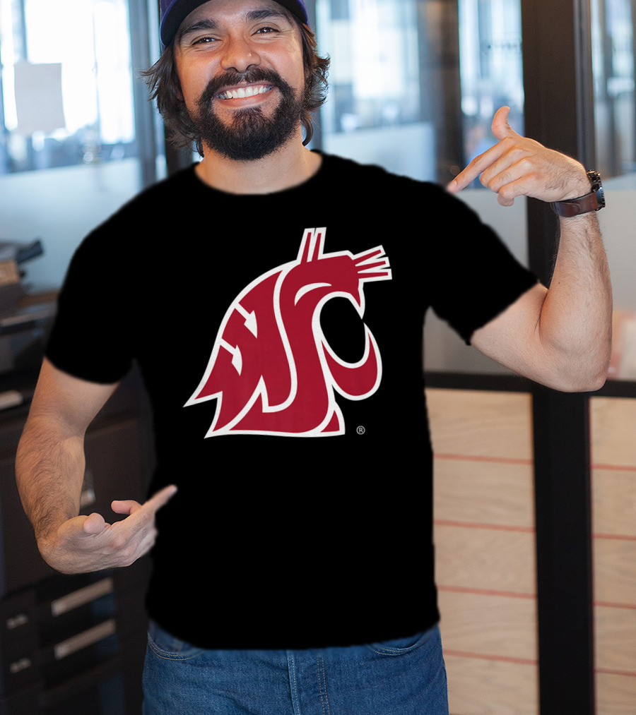 Washington State Cougars NCAA Logo PPWST03 T-Shirt