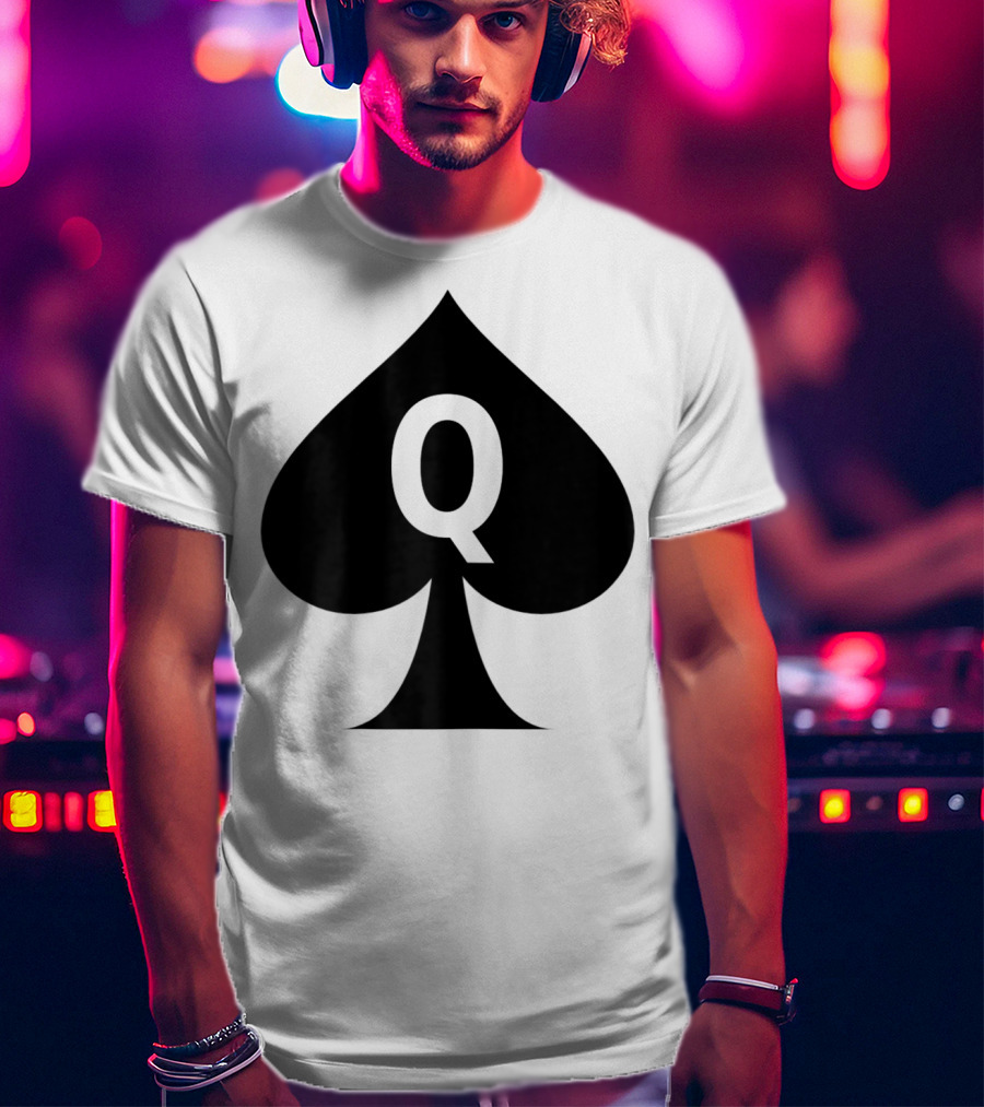 Queen Of Spades Q Symbol Hotwife Clothing T-Shirt