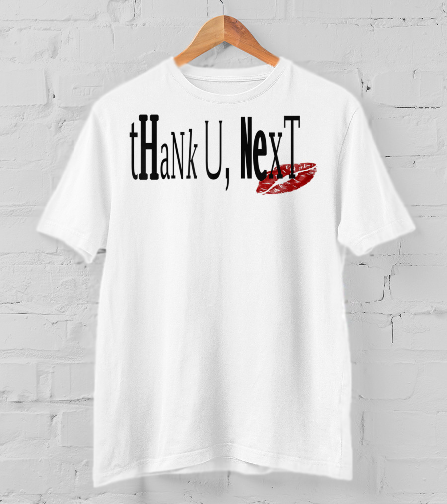 THaNk U, NexT Red Lip Print T-Shirt