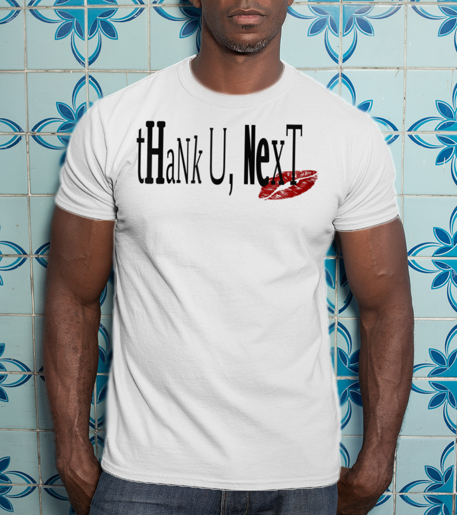 THaNk U, NexT Red Lip Print T-Shirt