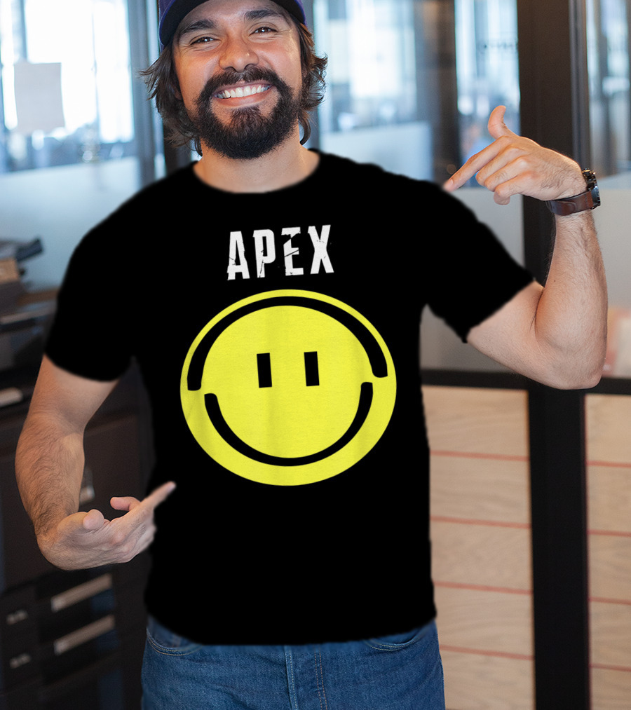APEX Happy Pathfinder Game Smiley Face T-Shirt