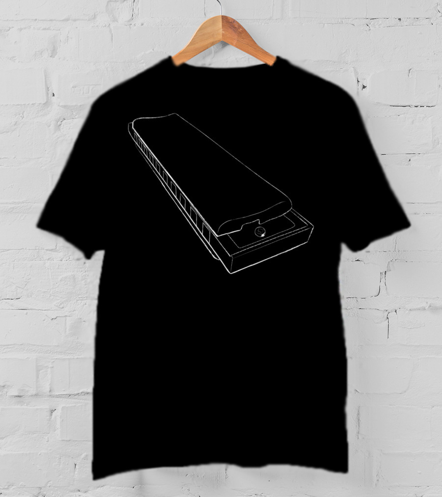 Harmonica Wind Instrument Music T-Shirt