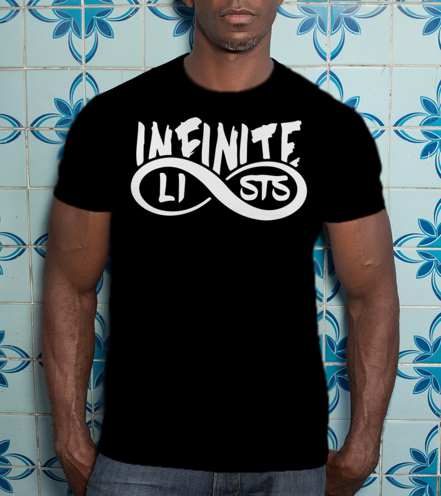 INFINITE LISTS Logo With Infinity T-Shirt