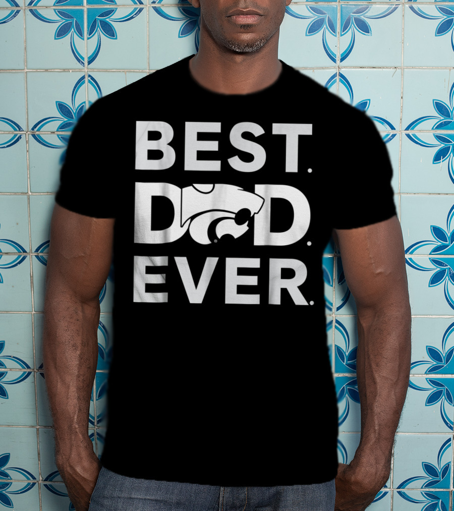 Kansas State Wildcats Best Dad Ever T-Shirt