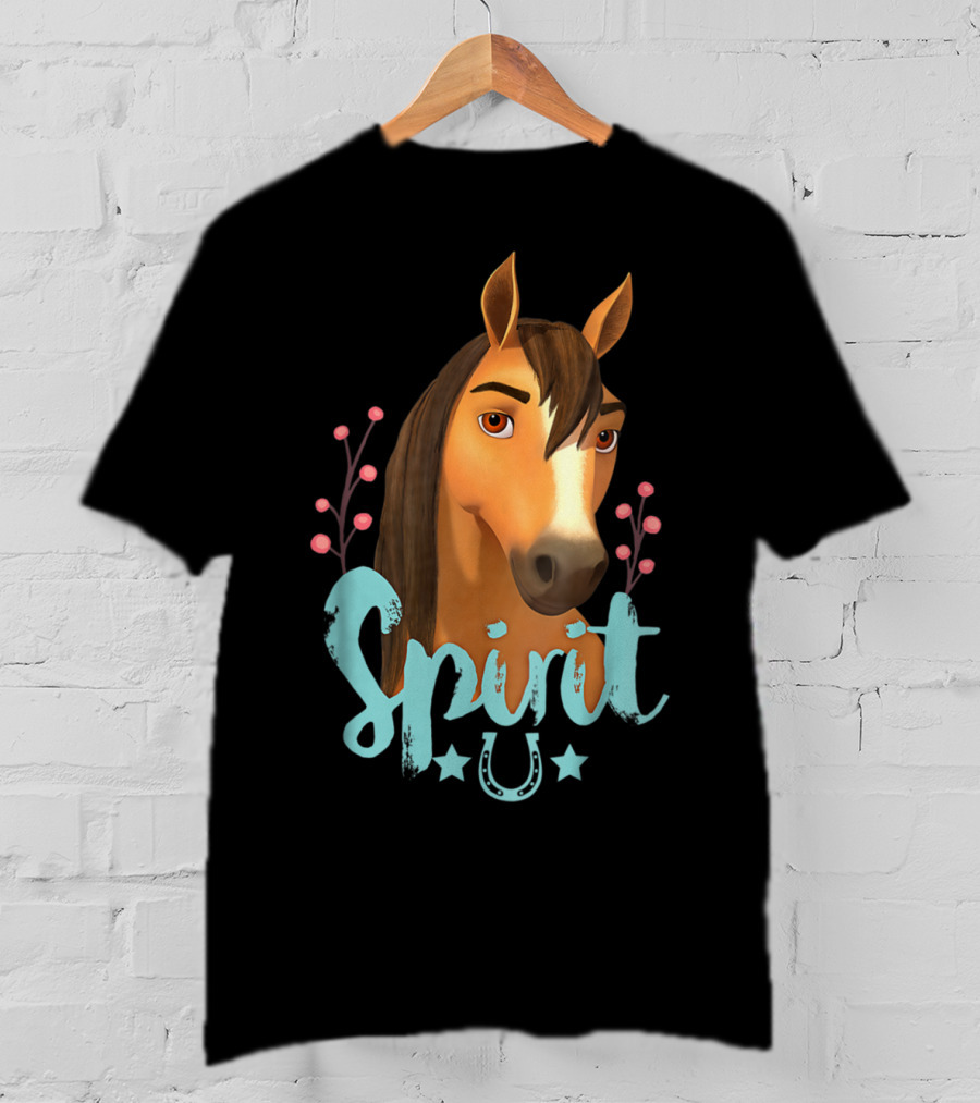 Kids DreamWorks Spirit Riding Free Spirit Horse Character T-Shirt