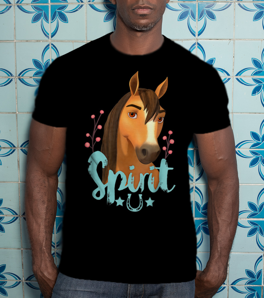 Kids DreamWorks Spirit Riding Free Spirit Horse Character T-Shirt