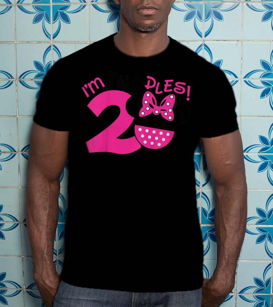 I'm Two Ples Mouse 2nd Birthday T-Shirt