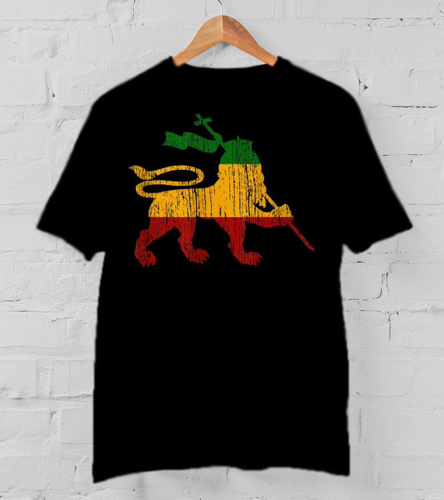 Lion Of Judah Rastafari Rasta Reggae Jamaica T-Shirt