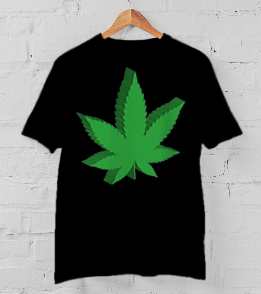 Marijuana Leaf 3D Green T-Shirt