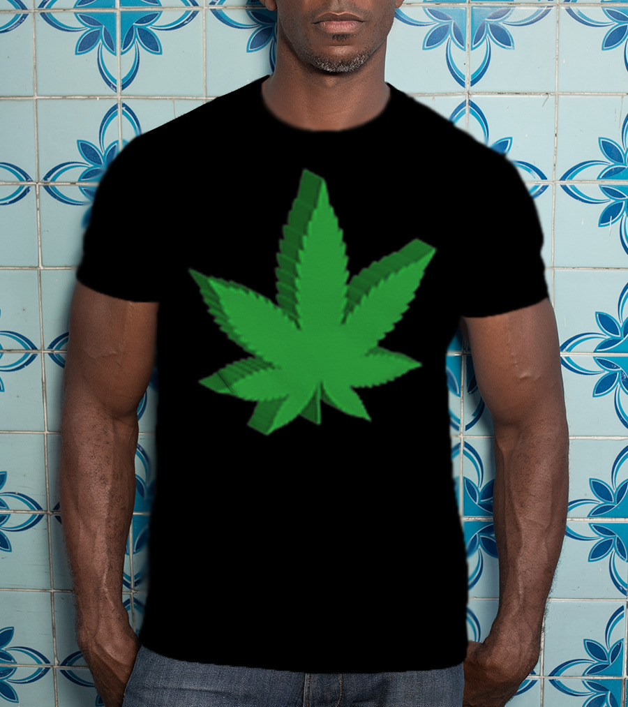Marijuana Leaf 3D Green T-Shirt